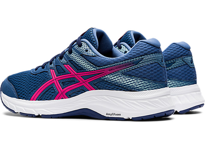 Bezecke Topanky Asics Gel-contend 6 (D) Damske Tmavo Siva Ruzove | 53784-JSAO