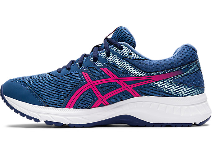 Bezecke Topanky Asics Gel-contend 6 (D) Damske Tmavo Siva Ruzove | 53784-JSAO