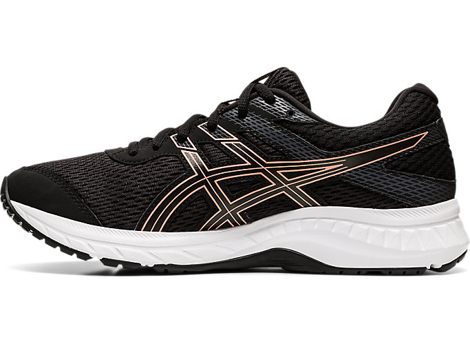 Bezecke Topanky Asics Gel-contend 6 Damske Čierne Ruzove Zlate | 73082-JTCX