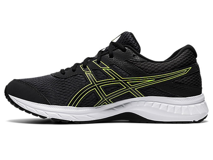 Bezecke Topanky Asics Gel-contend 6 Panske Tmavo Siva Svetlo Zelene | 53901-DUAH