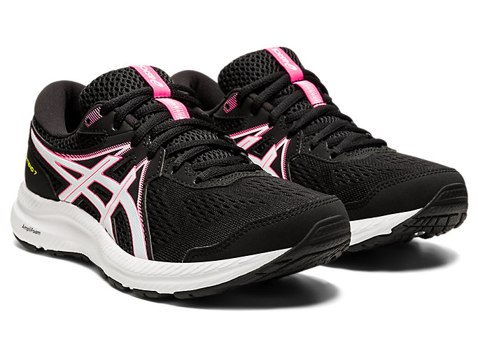 Bezecke Topanky Asics Gel-contend 7 Damske Čierne Ruzove | 64213-MBEK