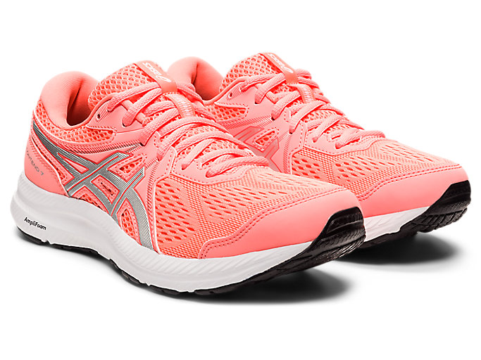 Bezecke Topanky Asics Gel-contend 7 Damske Oranžové Koralove Strieborne | 65237-DNVS