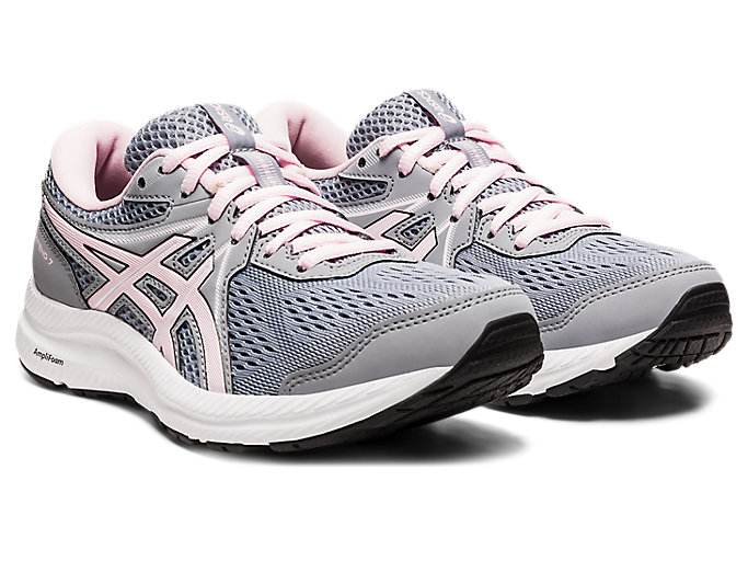 Bezecke Topanky Asics Gel-contend 7 Damske Ruzove Svetlo Modre | 83905-DUEL