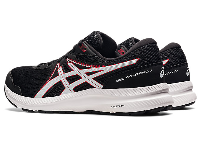 Bezecke Topanky Asics Gel-contend 7 Panske Čierne Červené | 80346-BGNO