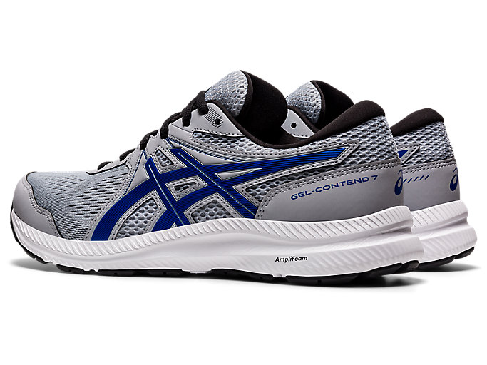 Bezecke Topanky Asics Gel-contend 7 Panske Siva Modre | 82703-TFLC