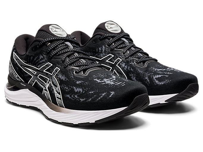 Bezecke Topanky Asics Gel-cumulus 23 (D) Damske Čierne Biele | 32467-QWJR