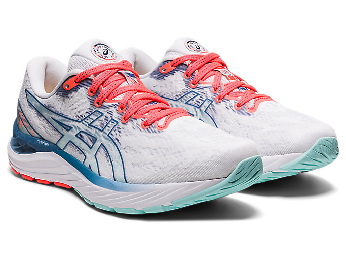 Bezecke Topanky Asics Gel-cumulus 23 Damske Biele Siva | 27508-TMQA