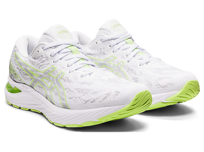 Bezecke Topanky Asics Gel-cumulus 23 Damske Biele Svetlo Zelene | 50739-BTZG