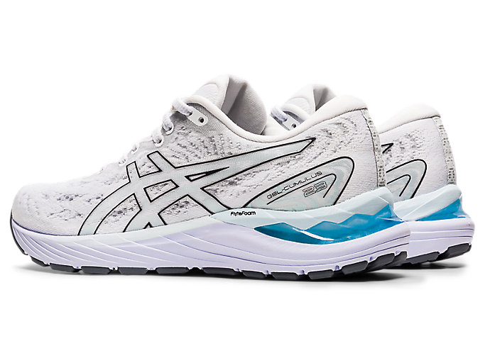 Bezecke Topanky Asics Gel-cumulus 23 Damske Biele Čierne | 91076-PZDC