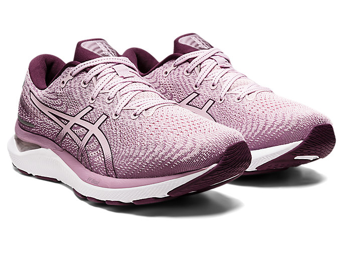 Bezecke Topanky Asics Gel-cumulus 24 Damske Ruzove Tmavo Nachový | 58792-NDYX