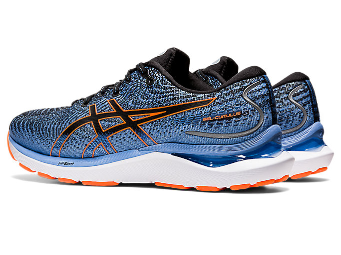 Bezecke Topanky Asics Gel-cumulus 24 Panske Čierne Oranžové | 38109-NTJD