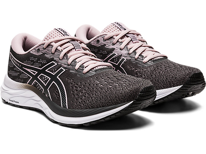 Bezecke Topanky Asics Gel-excite 7 Damske Tmavo Siva Ruzove | 51374-FSRO