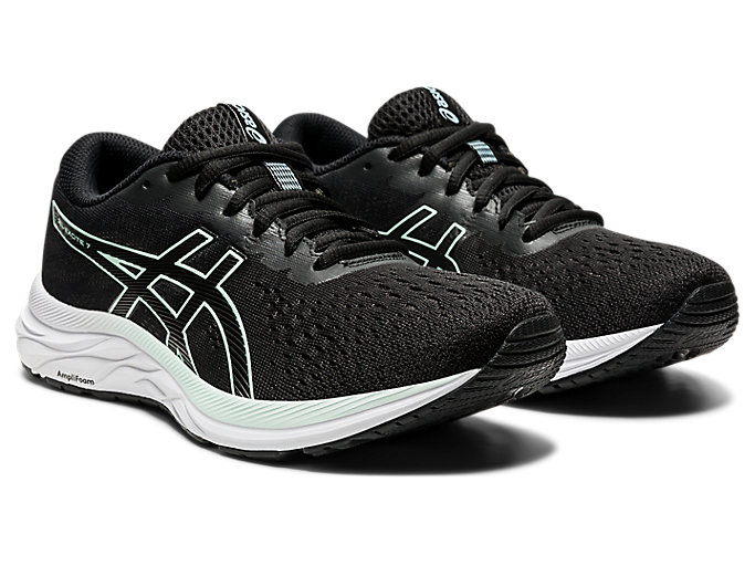 Bezecke Topanky Asics Gel-excite 7 Damske Čierne Mätové | 72453-QUSW