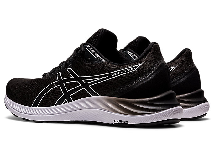 Bezecke Topanky Asics Gel-excite 8 (4e) Panske Čierne Biele | 40327-GJRH