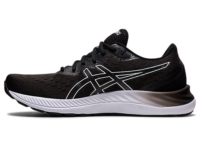 Bezecke Topanky Asics Gel-excite 8 (4e) Panske Čierne Biele | 40327-GJRH