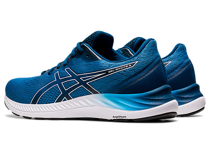 Bezecke Topanky Asics Gel-excite 8 Panske Modre Biele | 26391-WBDC