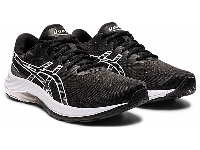 Bezecke Topanky Asics Gel-excite 9 (D) Damske Čierne Biele | 10267-OFZU