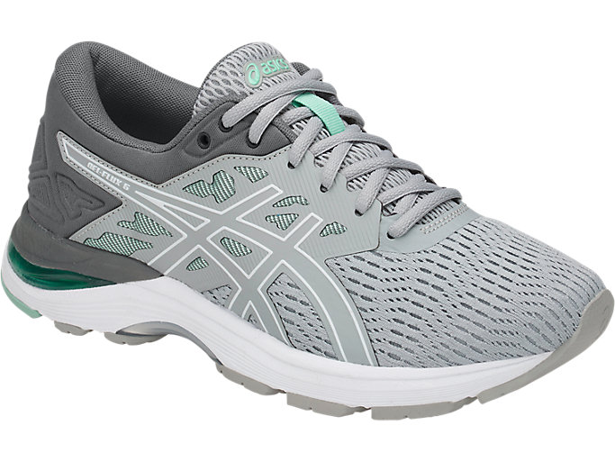 Bezecke Topanky Asics Gel-flux 5 Damske Siva Biele Zelene | 37159-WTRF