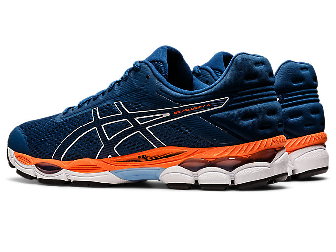 Bezecke Topanky Asics Gel-glorify 4 Panske Modre Biele | 17508-HTFM