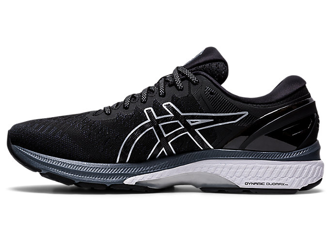 Bezecke Topanky Asics Gel-kayano 27 (4e) Panske Čierne Strieborne | 83047-EBNF