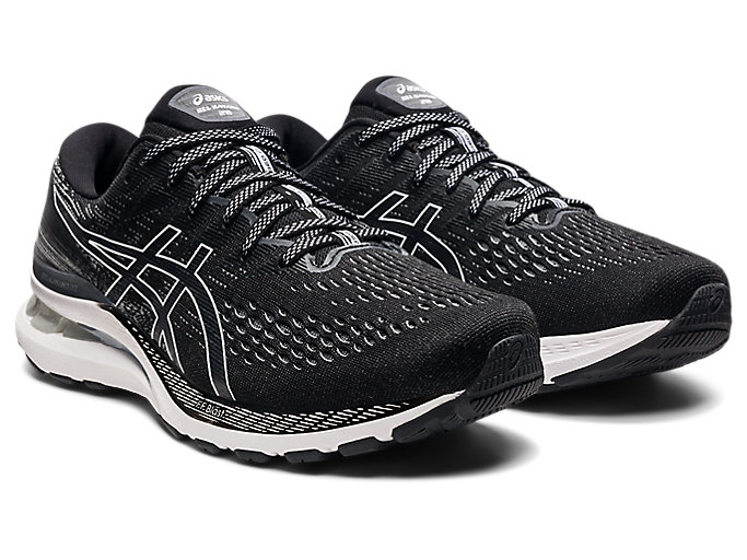 Bezecke Topanky Asics Gel-kayano 28 (2e) Panske Čierne Biele | 95032-PFLZ