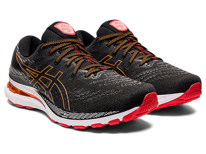 Bezecke Topanky Asics Gel-kayano 28 (4e) Panske Čierne Siva | 35912-JQXZ