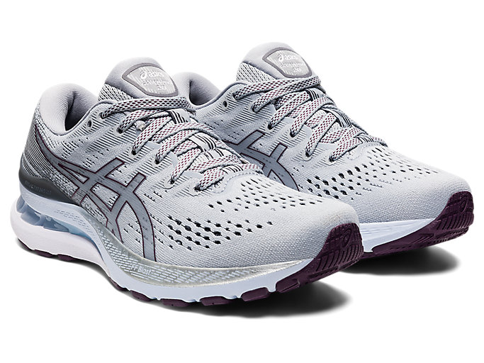 Bezecke Topanky Asics Gel-kayano 28 (D) Damske Siva Tmavo Nachový | 43286-LQVF