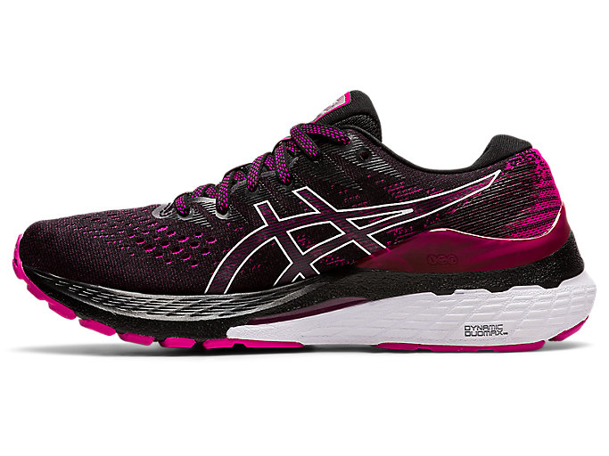 Bezecke Topanky Asics Gel-kayano 28 Damske Čierne Ruzove | 97160-YXGM