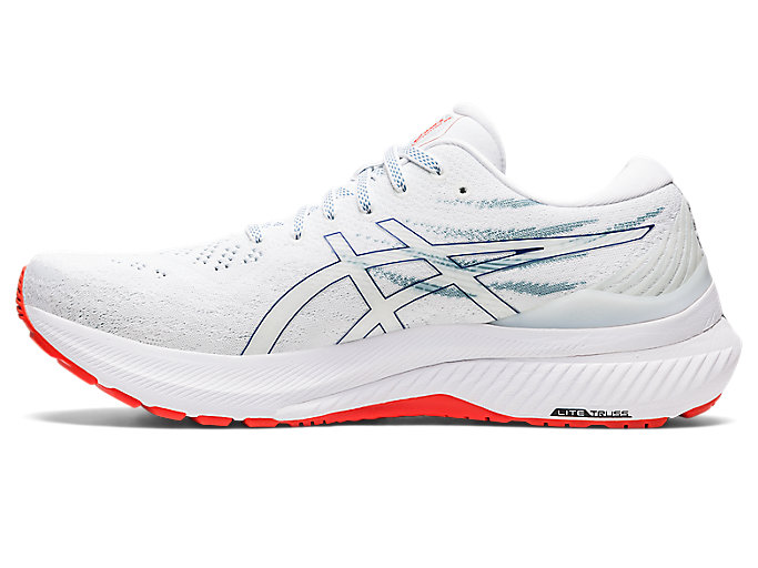 Bezecke Topanky Asics Gel-kayano 29 Panske Biele Tmavo | 31065-JZFV