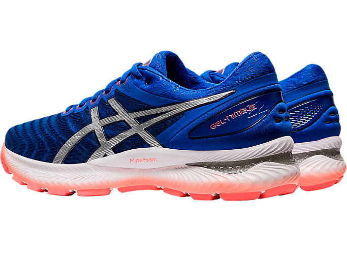 Bezecke Topanky Asics Gel-nimbus 22 Panske Modre Strieborne | 42135-FJMO