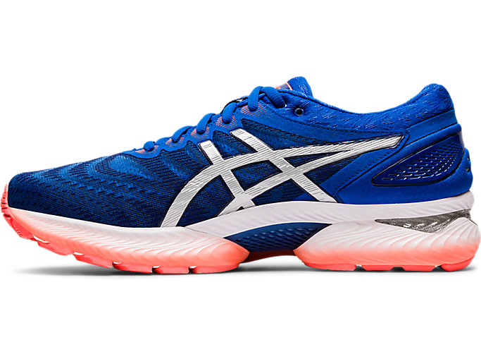 Bezecke Topanky Asics Gel-nimbus 22 Panske Modre Strieborne | 42135-FJMO