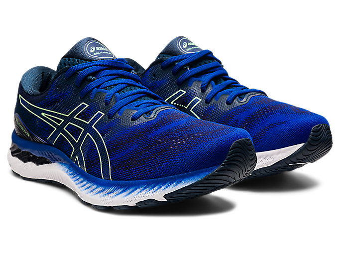 Bezecke Topanky Asics Gel-nimbus 23 Panske Modre Svetlo Zelene | 45871-YCJW