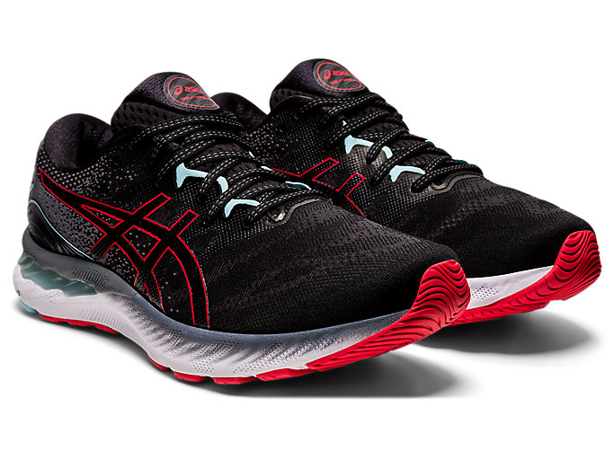 Bezecke Topanky Asics Gel-nimbus 23 Panske Čierne Červené | 63175-FOYR