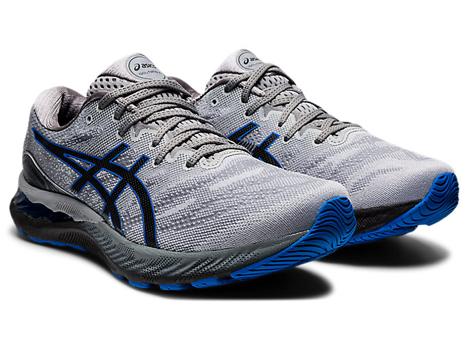 Bezecke Topanky Asics Gel-nimbus 23 Panske Siva Modre | 68502-FLRQ