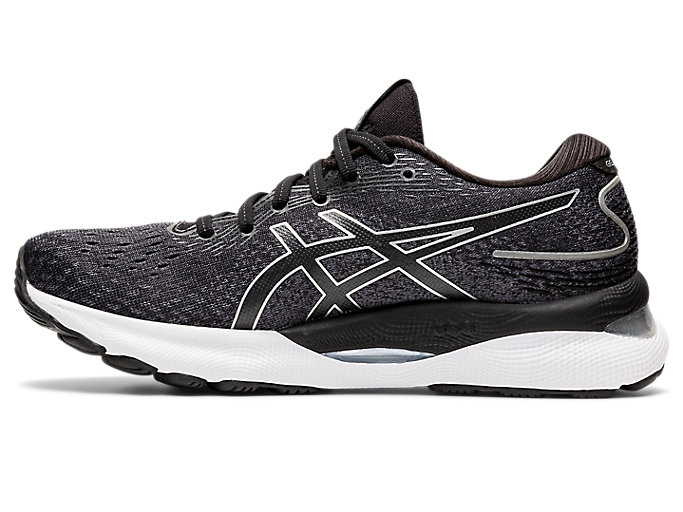 Bezecke Topanky Asics Gel-nimbus 24 Damske Čierne Strieborne | 41720-PIBQ