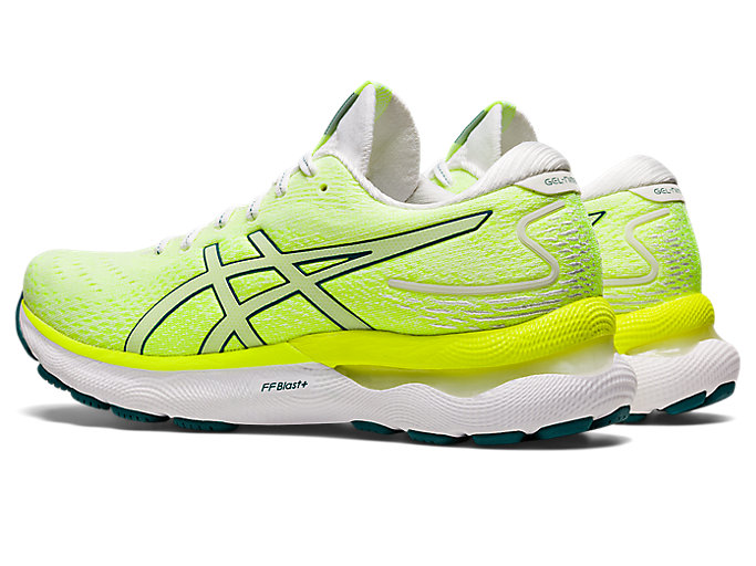 Bezecke Topanky Asics Gel-nimbus 24 Damske Biele Tmavo Zelene | 67013-WAMV