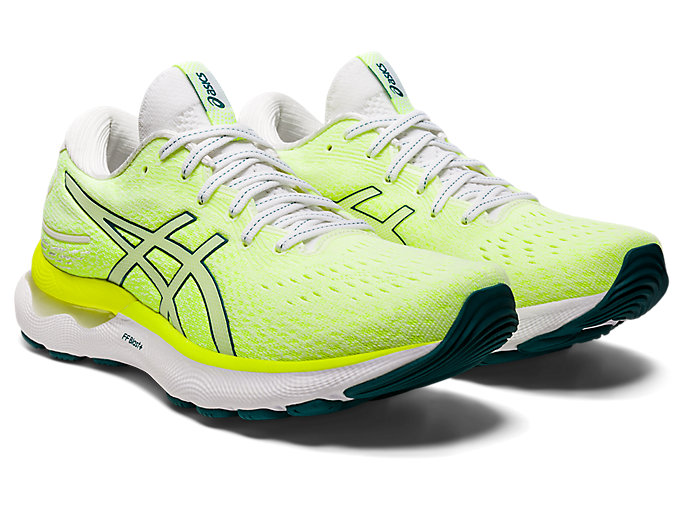 Bezecke Topanky Asics Gel-nimbus 24 Damske Biele Tmavo Zelene | 67013-WAMV