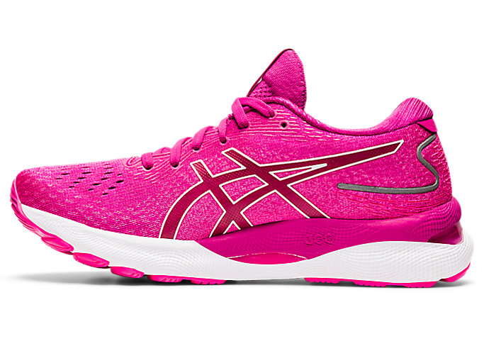 Bezecke Topanky Asics Gel-nimbus 24 Damske Fuchsie Červené Biele | 83269-QMPE