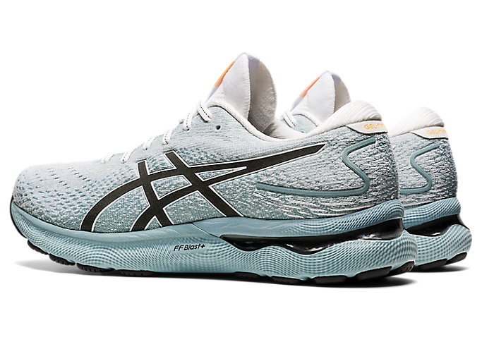 Bezecke Topanky Asics Gel-nimbus 24 Panske Svetlo Siva Biele | 26893-LCNX