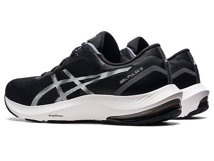 Bezecke Topanky Asics Gel-pulse 13 (4e) Panske Čierne Biele | 57613-DULE