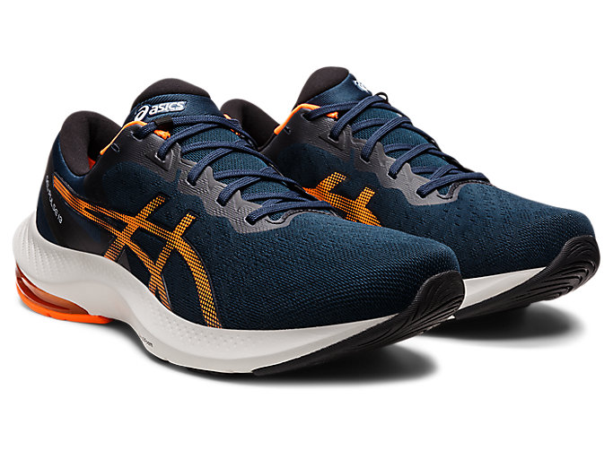 Bezecke Topanky Asics Gel-pulse 13 Panske Modre Oranžové | 26583-CZUM