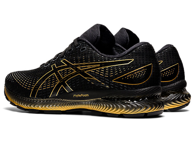 Bezecke Topanky Asics Gel-saiun Panske Čierne Zlate Siva | 29175-PLWN