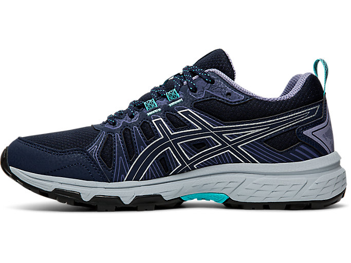 Bezecke Topanky Asics Gel-venture 7 Damske Čierne Strieborne | 31984-MBFG