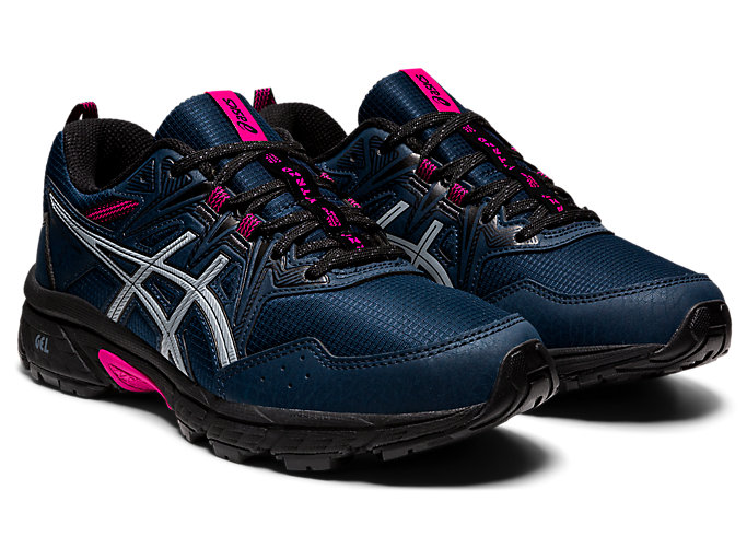 Bezecke Topanky Asics Gel-venture 8 Awl Damske Modre Ruzove | 56841-LZDY