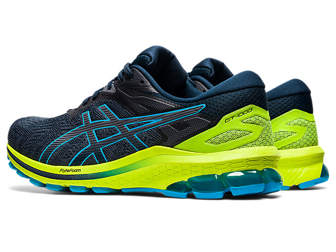 Bezecke Topanky Asics Gt-1000 10 Panske Modre Svetlo Tyrkysové | 04381-MUVE