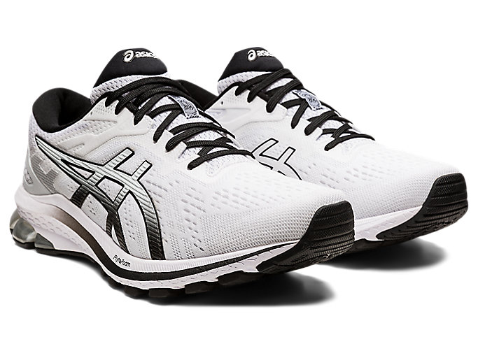 Bezecke Topanky Asics Gt-1000 10 Panske Biele Čierne | 59764-HCAV