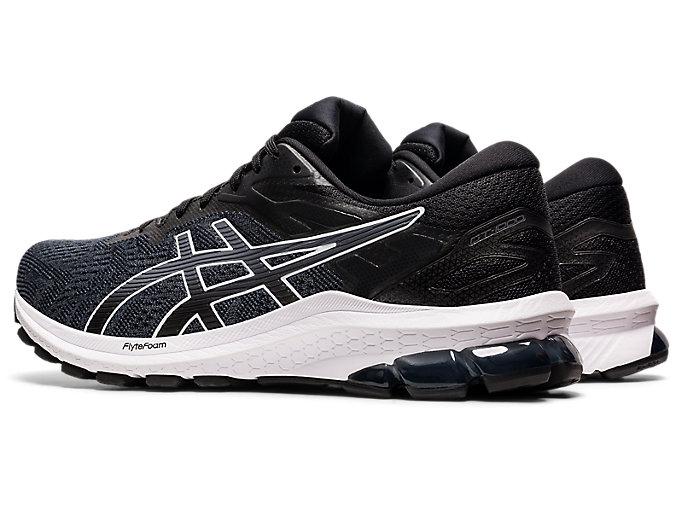 Bezecke Topanky Asics Gt-1000 10 Panske Čierne Biele | 67254-VRLT