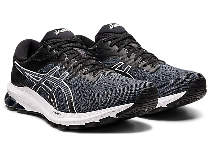 Bezecke Topanky Asics Gt-1000 10 Panske Čierne Biele | 67254-VRLT