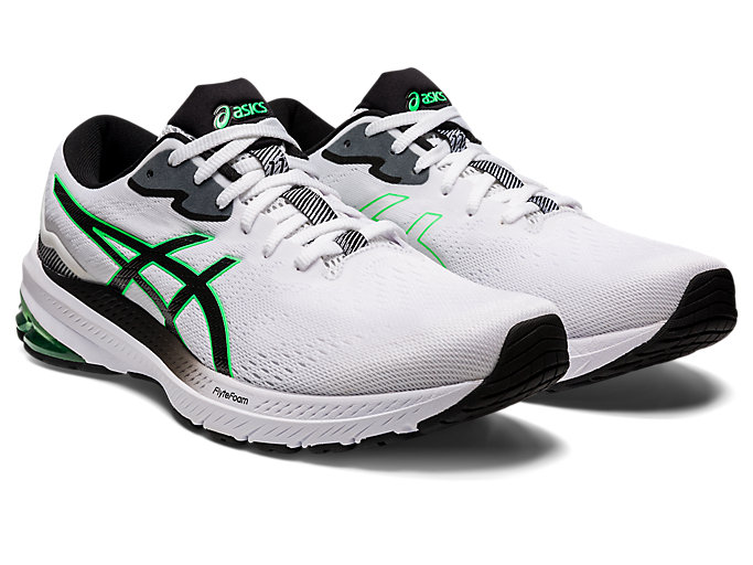 Bezecke Topanky Asics Gt-1000 11 Panske Biele Čierne | 60379-ZENB