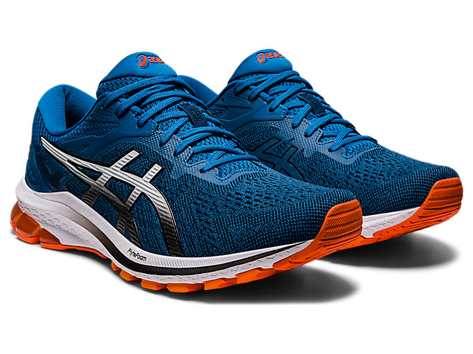 Bezecke Topanky Asics Gt-1000 (2e) Panske Modre Čierne | 65783-WGBS